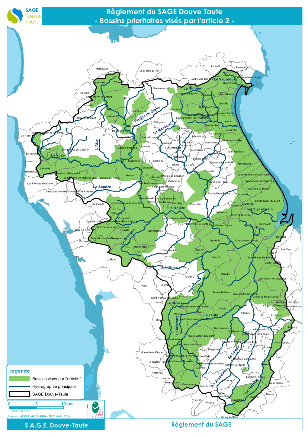 Isigny/Trév /Ballero Règlement Du SAGE Douve Taute