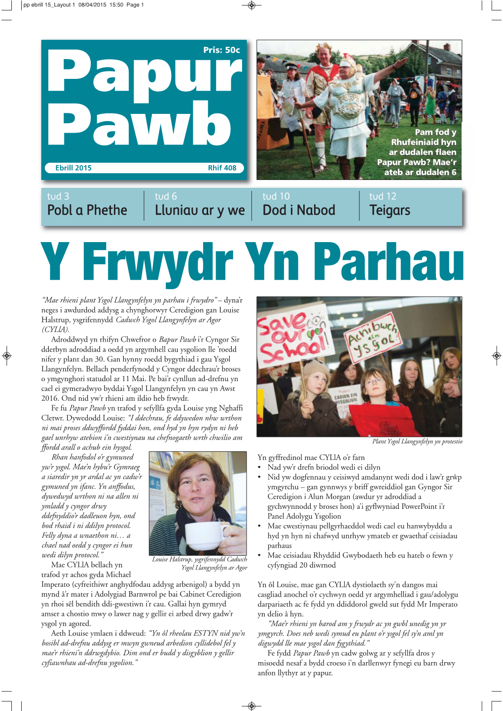 Y Frwydr Yn Parhau