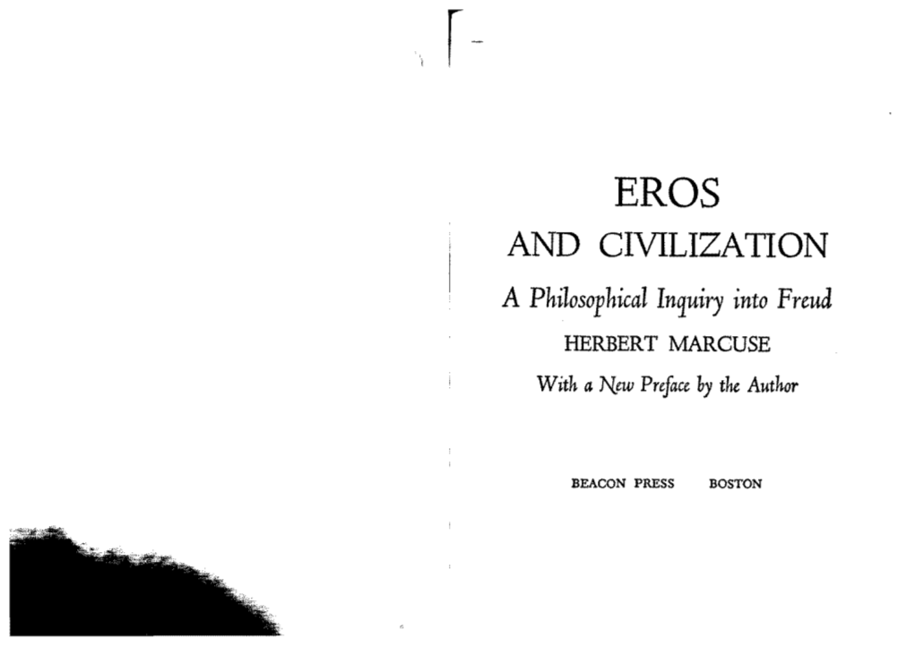 Marcuse's Eros and Civilization