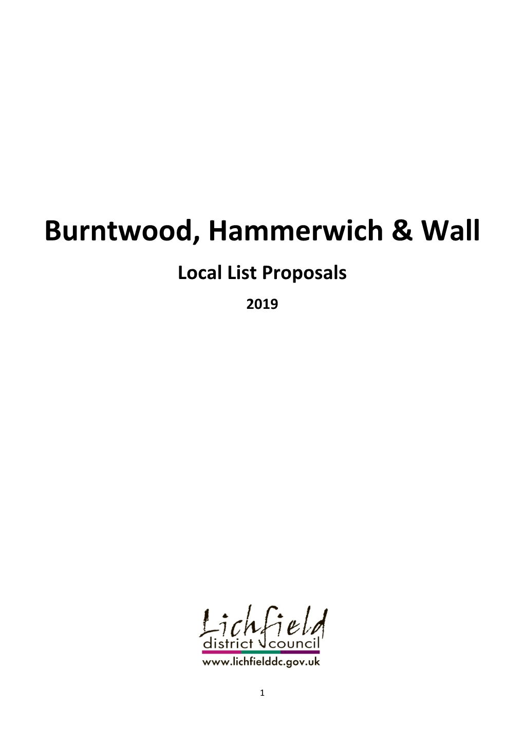 Burntwood, Hammerwich & Wall