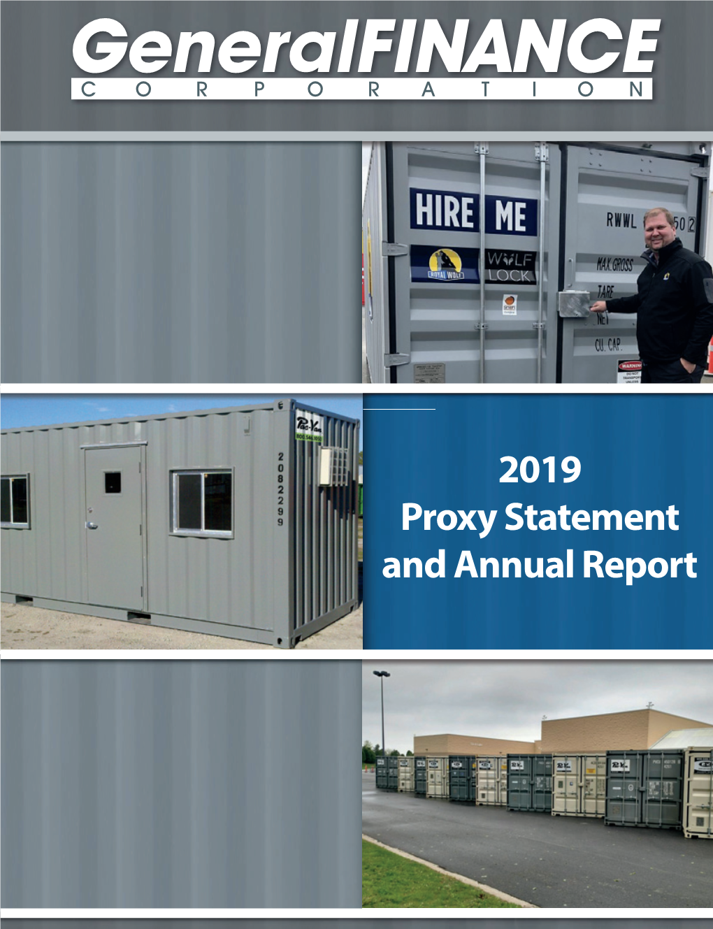 2019 Proxy Statement and Annual Report October 18, 2019