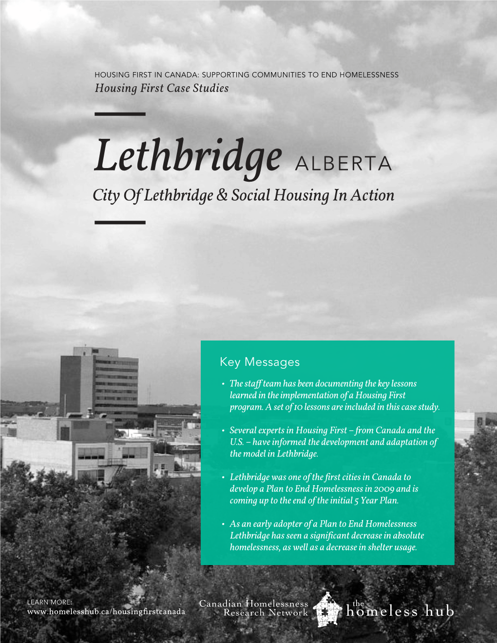 Lethbridge ALBERTA City of Lethbridge & Social Housing in Action