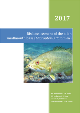 Risk Assessment of the Alien Smallmouth Bass (Micropterus Dolomieu)