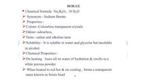 Borax,Silver Nitrate-Converted
