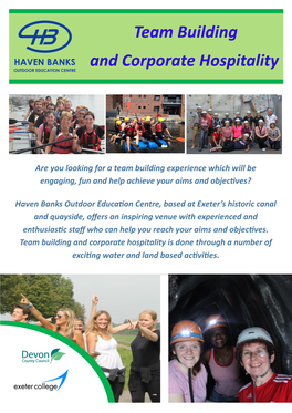 Team Building and Corporate Hospitality