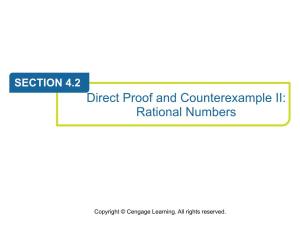 Direct Proof and Counterexample II: Rational Numbers