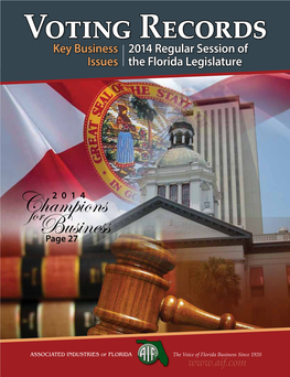 2014 Regular Session of Issues the Florida Legislature