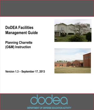 Dodea Headquarters Facilities Management Guide Planning Charrette (O&M) Instruction