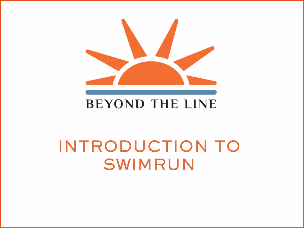 Swimrun Clinics