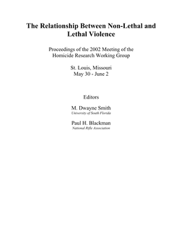 Public Health and Criminal Justice Approaches to Homicide Research