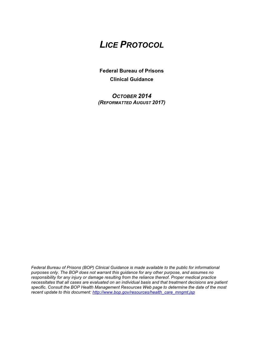 Lice Protocol