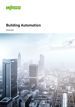 Building Automation Overview