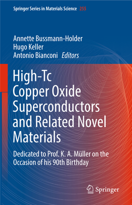 High-Tc Copper Oxide Superconductors and Related Novel Materials Dedicated to Prof