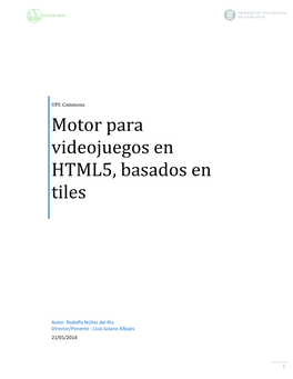 Motor Para Videojuegos En HTML5, Basados En Tiles