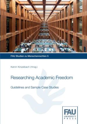 Researching Academic Freedom Researching Researching Academic Freedom
