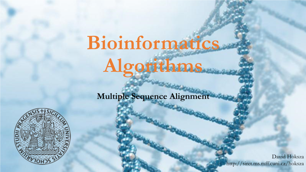 Multiple Sequence Alignment