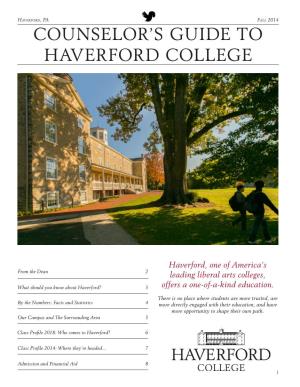 Counselor's Guide to Haverford College