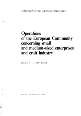 Sized Enterprises and Craft Industry