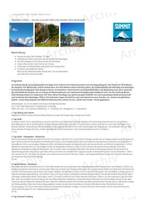 Garhwal Himal – Milam Glacier Trek Und Nanda Devi Basecamp