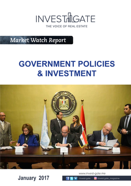 Government Policies & Investment