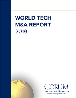 World Tech M&A Report 2019