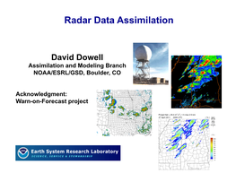 Radar Data Assimilation