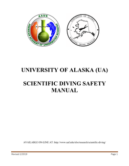 (Ua) Scientific Diving Safety Manual