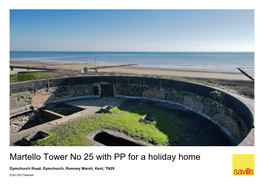 Martello Tower No 25 with PP for a Holiday Home
