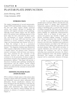 Plantar Plate Dysfunction Proximal Phalan-X Base