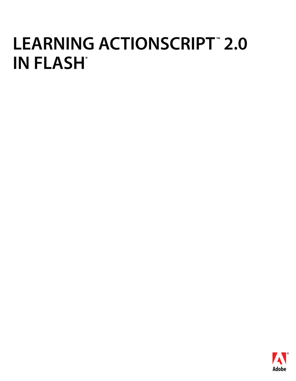 Learning Actionscript 2.0 in Flash