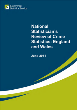National Statistician's Review of Crime Statistics