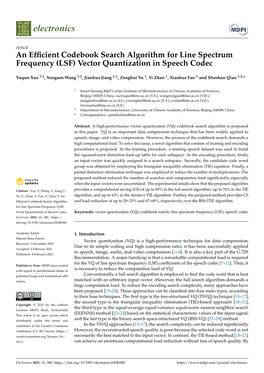 (LSF) Vector Quantization in Speech Codec