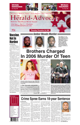 Brothers Charged in 2006 Murder of Teen