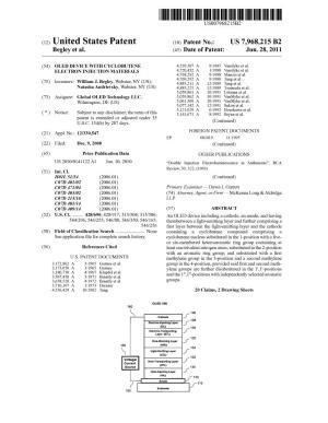 (12) United States Patent (10) Patent No.: US 7,968,215 B2 Begley Et Al
