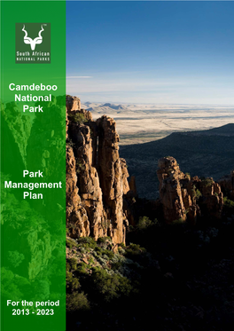 Camdeboo National Park Park Management Plan