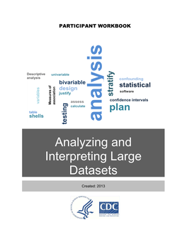 Analyzing and Interpreting Large Datasets