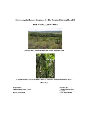Proposed National Landfill Project