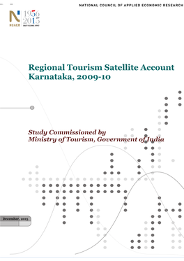 Regional Tourism Satellite Account– Karnataka, 2009-10