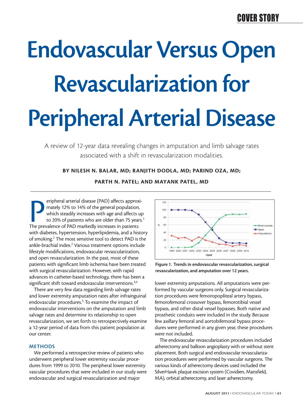 Endovascular Versus Open Revascularization For Peripheral Arterial ...