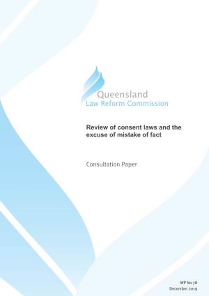 Review of Consent Laws and the Excuse of Mistake of Fact