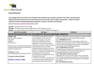 Film Suggestions to Celebrate Black History