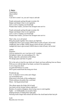 Lyrics English