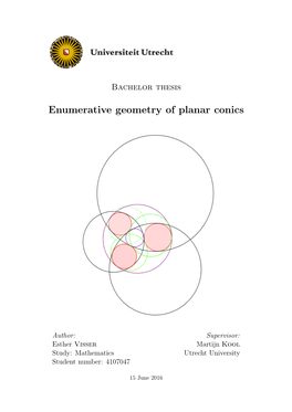 Enumerative Geometry of Planar Conics