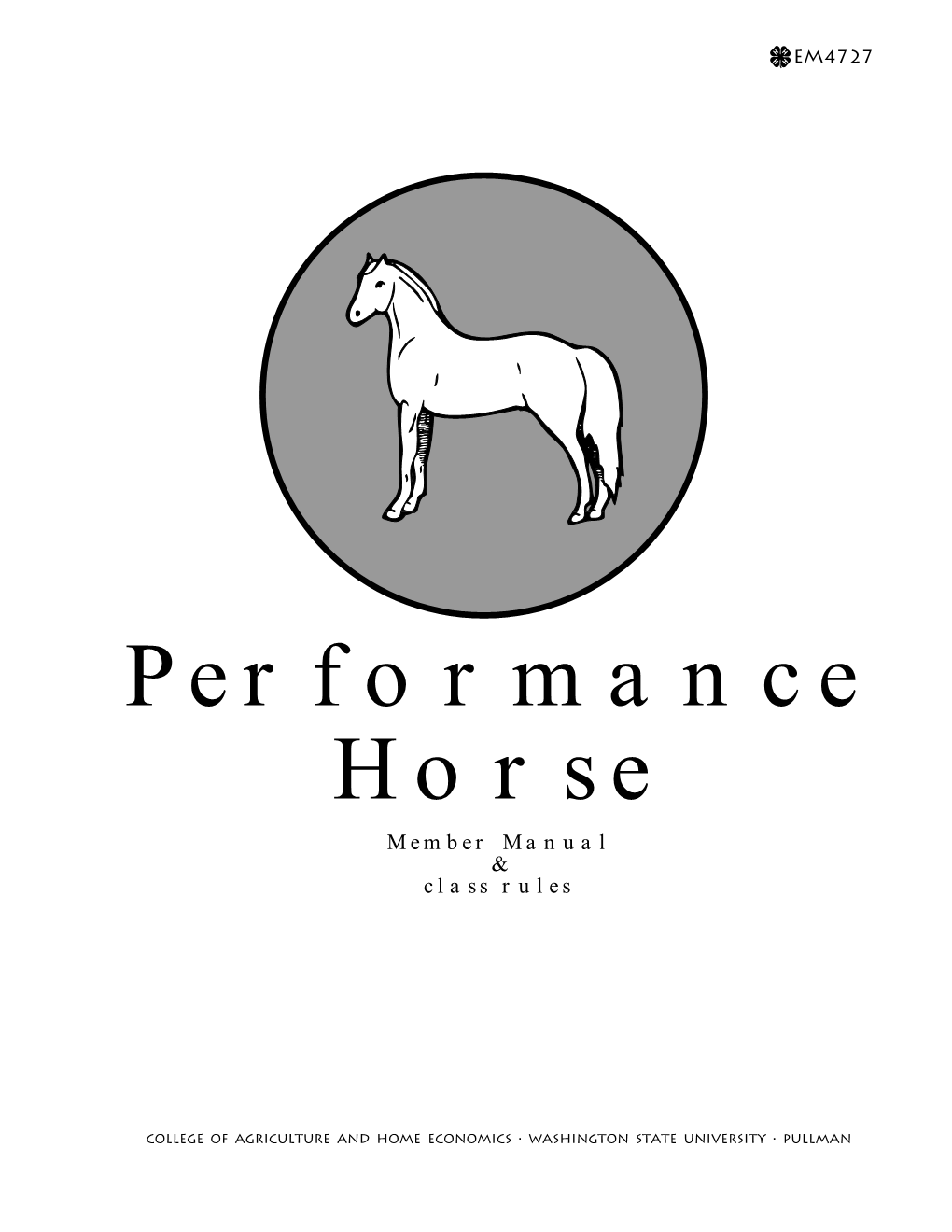 Performance Horse