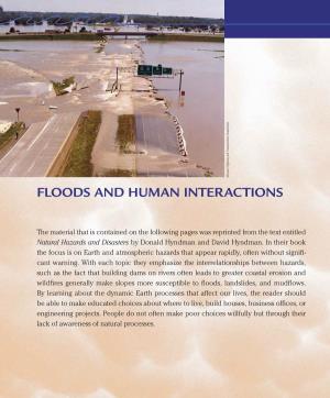 Floods and Human Interactions