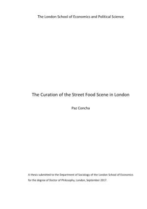 The Curation of the Street Food Scene in London