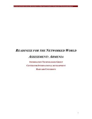 Networked Readiness of Armenia