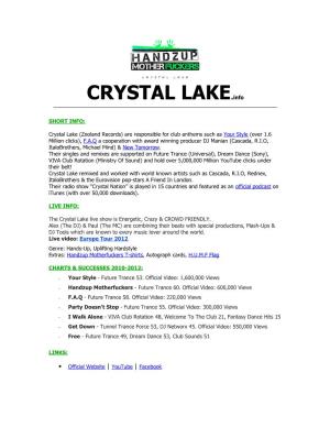 CRYSTAL LAKE.Info