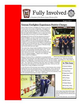 Fully Involved a Newsletter of the Henrico County Division of Fire