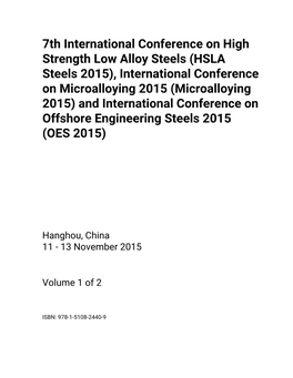 New Development of HSLA Steels in China